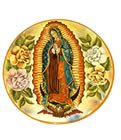 Majolica Round Virgin Platter