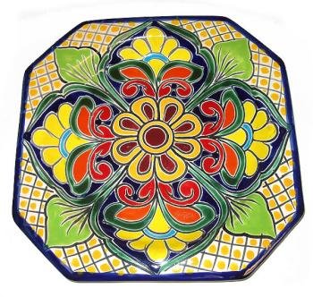 Talavera Octagonal Plate