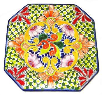 Talavera Octagonal Plate