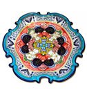 Blue Rimmed Talavera Plate