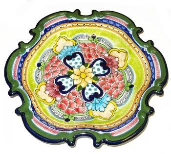 Wavy Talavera Plate