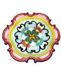 Stunning Floral Talavera Plate