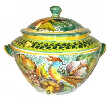 Majolica Soup Bowl