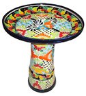 Talavera Birdbath