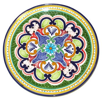 Colorful Talavera Round Plate