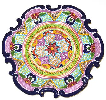 Pink Hernandez Talavera Plate