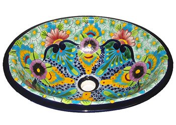 Oval Talavera Sink