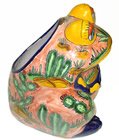 Talavera Frog Planter