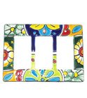 Triple Talavera Switch Plate Set