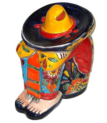 Multicolored Talavera Siesta Man