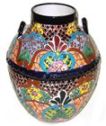 Talavera Vase with Handles