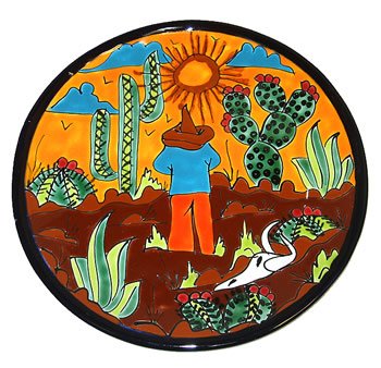 Talavera Cactus Plate