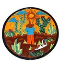 Talavera Cactus Plate