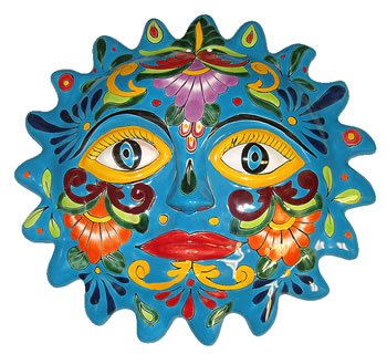 Talavera Blue Sun
