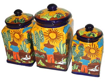 Talavera Canister Set