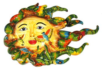 Talavera Tropical Sun with Flames