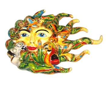 Talavera Tropical Sun with Flames