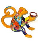 Talavera Monkey with Candleholder