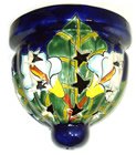 Talavera Calla Lily Wall Luminary