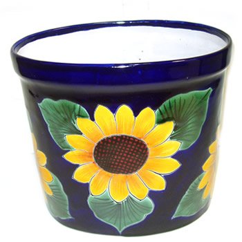 Sunflower Talavera Basket