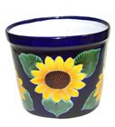 Sunflower Talavera Basket